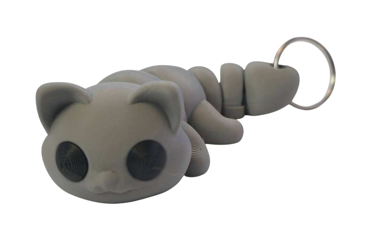 Kitten Flexi Keychain