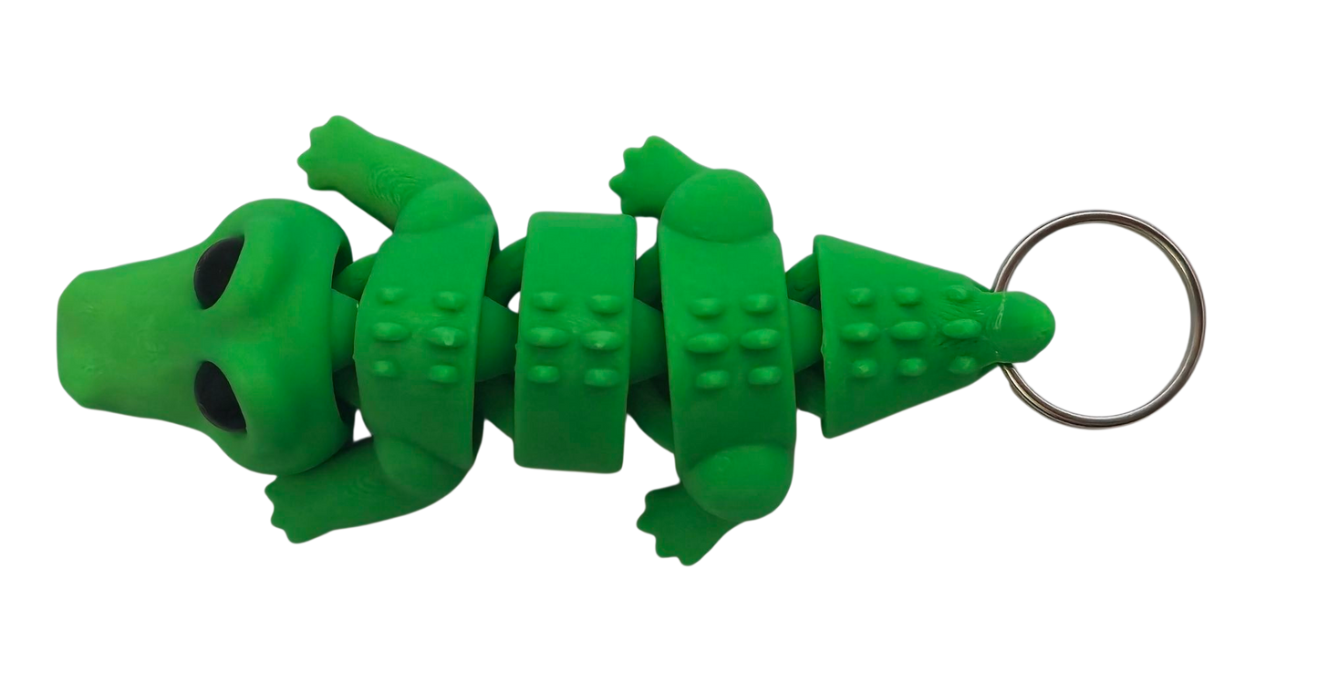 Crocodile Flexi Keychain