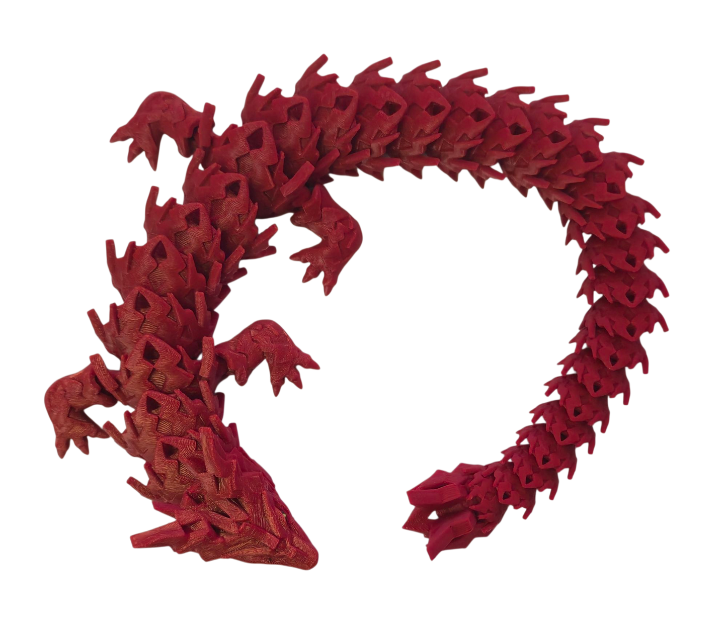 Spikey Dragon with Moveable Jaw (Red)