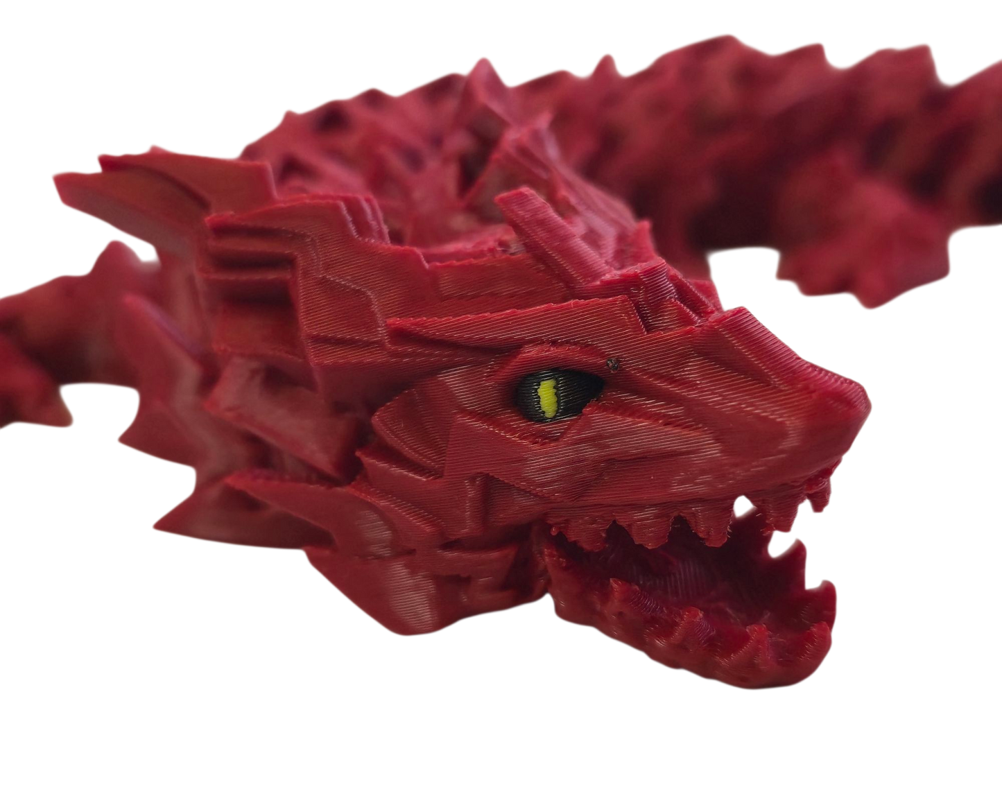 Spikey Dragon with Moveable Jaw (Red)