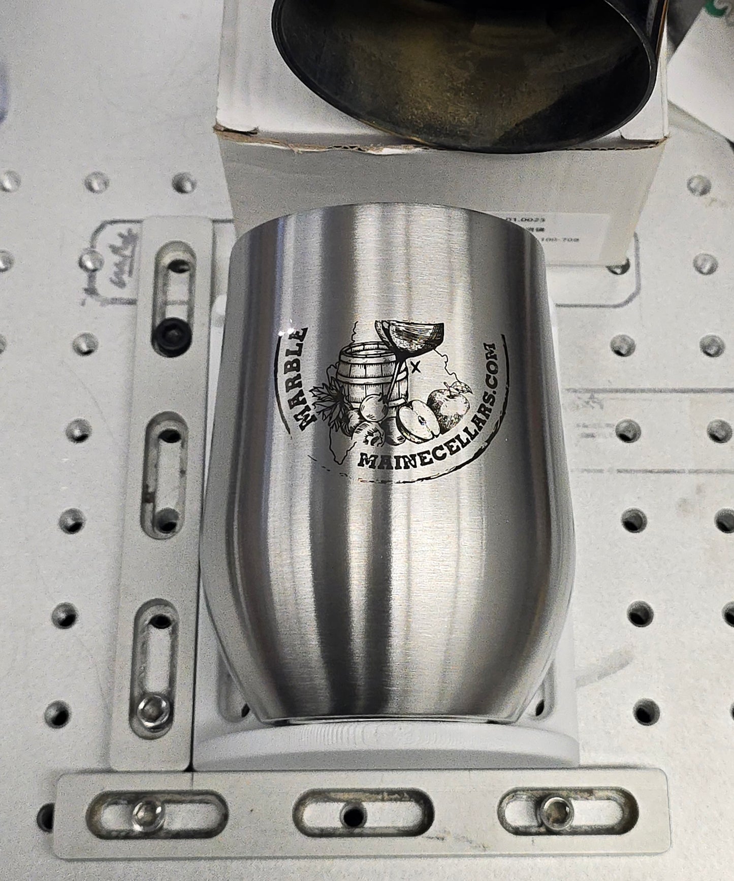 12 oz. Wine Tumbler Jig for Fiber Lasers