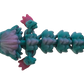 Baby Dragon Flexi Keychain (Green / Purple)