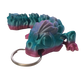 Baby Dragon Flexi Keychain (Green / Purple)