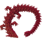 Spikey Dragon with Moveable Jaw (Red)
