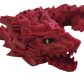 Spikey Dragon with Moveable Jaw (Red)